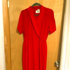 Morelle Red Dress